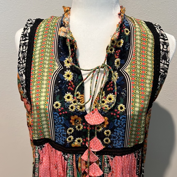 Anthropologie Bhanuni by Jyoti Tunic Top Size Small NWOT - Picture 3 of 7